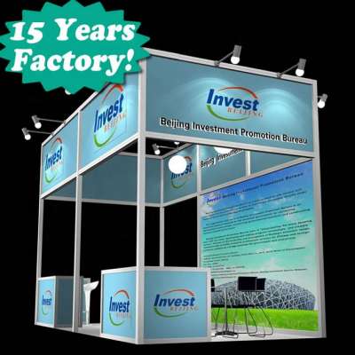 Aluminium Exhibition booth Fabric design for Trade Show Event