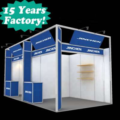 80mm square aluminum partition exhibition booth design