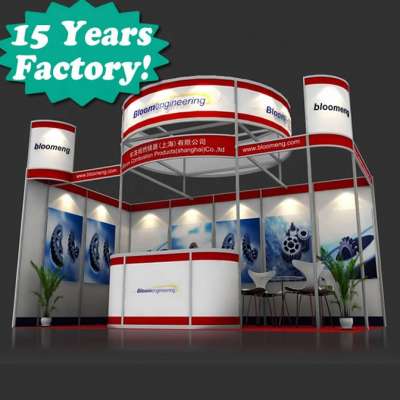 Hot sale exhibition trade show booth equipment aluminum profile modular standard shell scheme