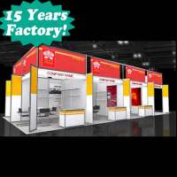 3x3 size aluminum exhibition booth design