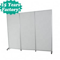 Portable Temporary partitions Art Display Panels Exhibition Walls with wheels