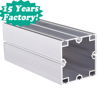 Hot sale 80 mm 8 slots Square Aluminum Column Upright Profile Extrusion for Trade Show Display