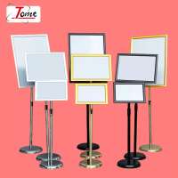 aluminum display sign stand poster stand snap frame stand